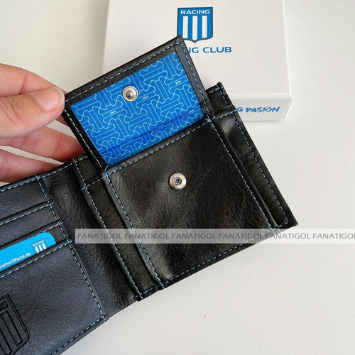 Imagen 2 de 9 de Billetera Racing Club Con Licencia Oficial