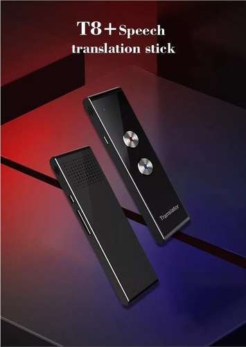 Traductor De Voz Multilingüe Portátil Inteligente Bluetooth.