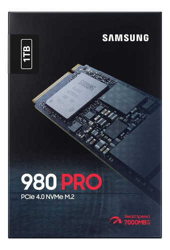 Disco Ssd Samsung 980 Pro,  1 Tb, Gen 4, Unidad Interna 