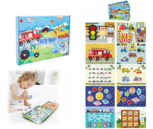 Libro De Actividades Interactivo Montessori Quiet Book