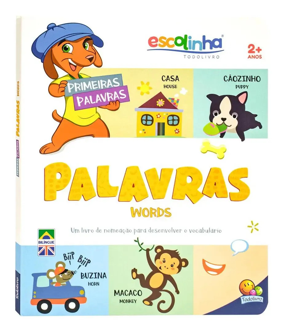 Primeiras Palavras: Palavras (Escolinha Todolivro) - Todolivro - Capa Dura