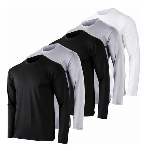 Playera manga 2025 larga termica