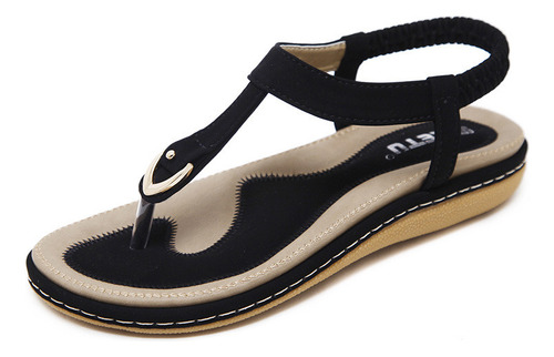 Nuevo Sandalias De Verano 2024 En Metal Con Hebilla De