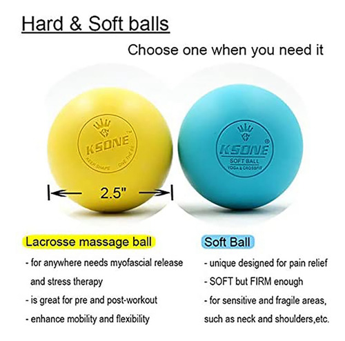Set De Masaje De Lacrosse, Masaje Muscular Roller-deep T