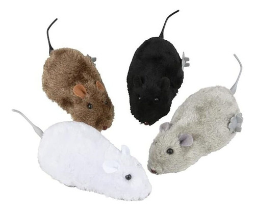 Wind-up Mouse Racing Rat - Ratones De Peluche Para Ratas, M.