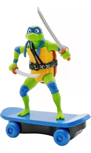 Tortugas Ninja Skate Pullback C/figura Leonardo 71055 Srj