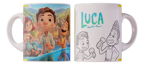 Tazas Dia Del Niño Luca Coloreable | Plástico