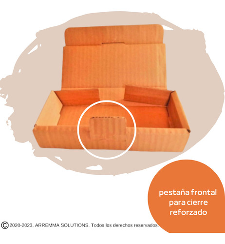 Cajas De Cartón Para 20x10x4cm 15pzs Mailbox
