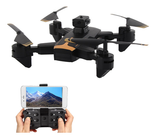 Drones Plegables Rc Drone Stunt Roll Black Hd Cámara Dual