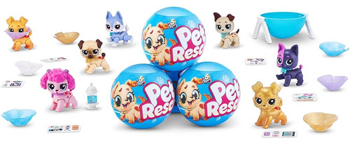 Zuru Mini Brands Pet Rescue 5 Surprise Mascotas (3 Esferas)