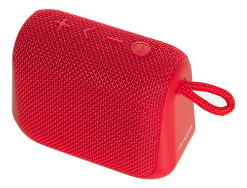 Parlante Portatil Aiwa Impermeable Ipx6 Tws Radio Fm Aw-kf3 Color Rojo
