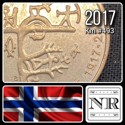 Noruega - 20 Kroner - Año 2017 -  Km #493 - Congreso Sami