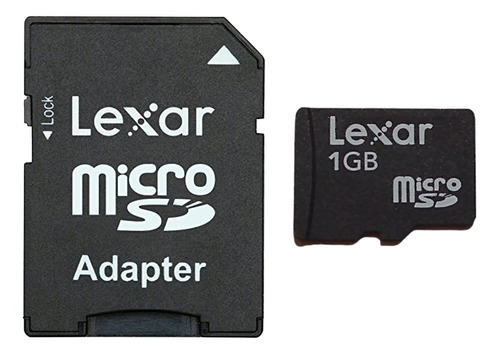 Memoria Micro Sd 1gb Lexar Con Adaptador Sd - Nuevas Sin Uso