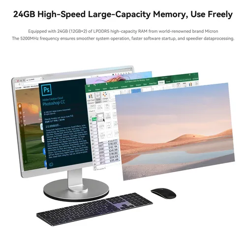 Beelink Eqi Mini Pc W11 Pro I3 24gb 500gb Ssd
