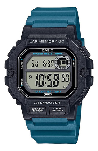 Reloj Deportivo Led Iluminador Casio Batería 10 Años Resiste