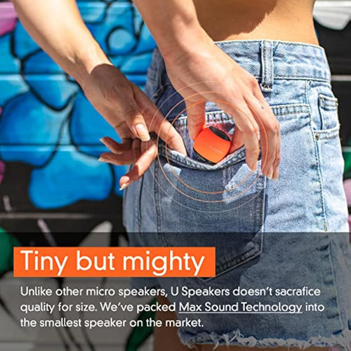 U Micro Speaker | Glow In Dark | Stylish Small