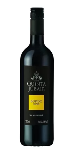 Imagem 1 de 1 de Vinho Tinto Suave Bordô Quinta Jubair Adega Góes 750 Ml