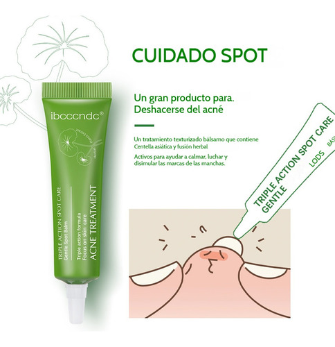 Crema For Eliminar El Acné Centella Asiática Acne Treatment