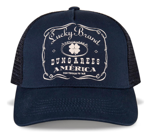 Lucky Brand Standard Gorra Camionero Vintage Con Estampado Y