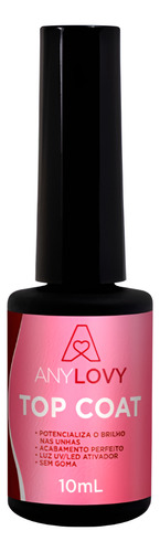 Top Coat Anylovy Selante Finalizador Topcoat Clear