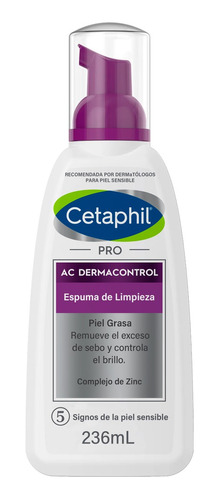 Espuma Limpiadora Cetaphil Pro Ac Dermacontrol 236 Ml.