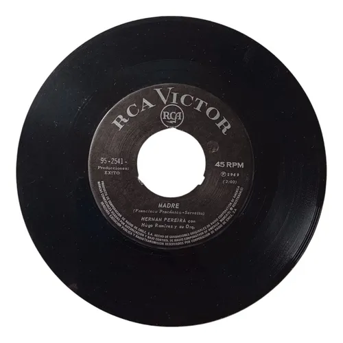 Vinilo Single De Hernán Pereira Madre (v140 (Usado)