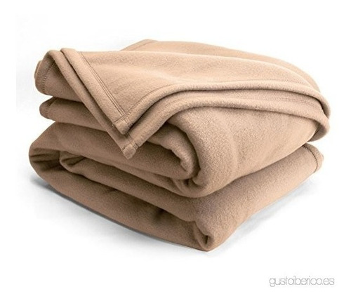 Frazada Polar Beige 2½ Plazas Queen Size 240x220 Cm Amarelo®