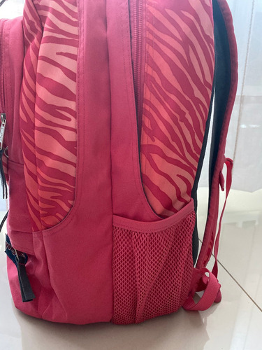 Mochila Jansport Air Cure Rosa Coral Cebra Banfield