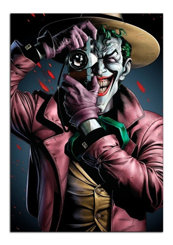 Placa Quadro Decorativo Joker Personalizado Em Mdf