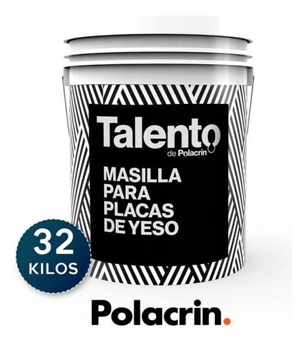 Imagen 1 de 5 de Masilla Placas De Yeso Para Durlock 32k Calidad Polacrin