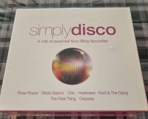 Simply Disco - Compilado  Importado 4 Cds Nuevo  