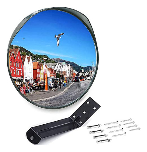 18 Inch Convex Security Mirror Curved Safety Mirror Wit...