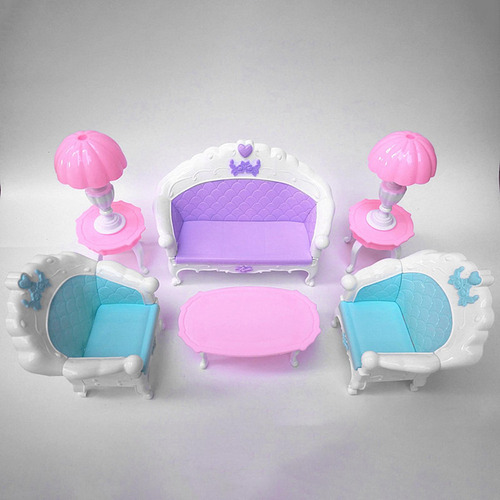 Nuevo Sofá Y Mesa En Miniatura For Sala De Estar De Casa De