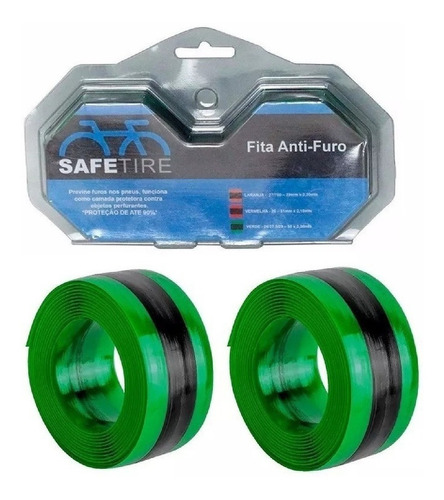 Par De Fita Anti Furo Safetire Mtb 35mm Mtb Aro 29 27,5 26