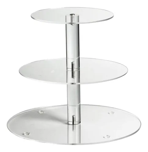 comprar 3 Niveles Acrílico Soporte Para Cupcakes De Postre