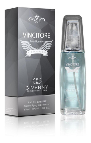 Perfume Masculino Giverny Vincitore Pour Homme 30ml Volume da unidade 30 mL