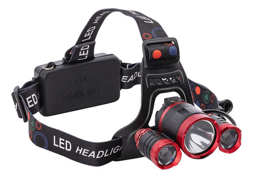 Linterna Led Vincha Minero Recargable Gadnic Profesional