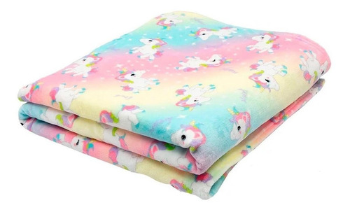 Cobija Tesso Cobertor ligero con diseño unicornio de 2.4m x 2.2m