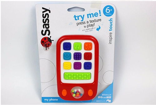Imagen 1 de 10 de Juguete Para Bebés Teléfono - Sassy