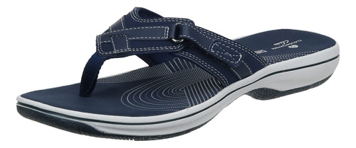 Clarks Breeze Sea Sandalias, Azul Marino Sinttico, 8