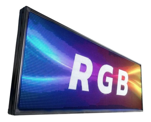 Painel Letreiro Led Digital 160x40 Externo Rgb Wi Fi Colorid