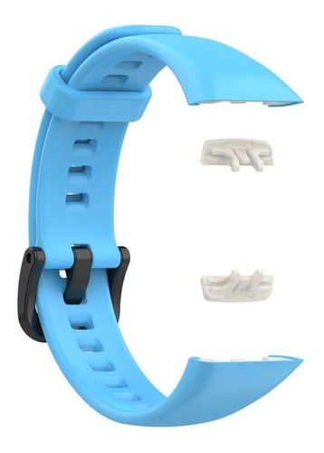 Pulseira De Silicone Para Huawei Band 6 Colorida Cor Azul-claro