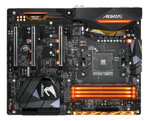 Tarjeta Madre Gigabyte Ga Ax370 Gaming K7 Amd Ddr4 64gb