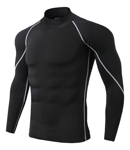 Camiseta Para De Manga Larga Athletic Compression