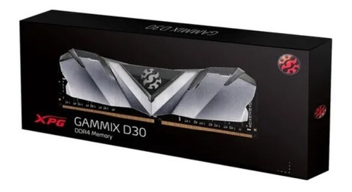 Imagem 1 de 4 de Memoria Ram 16gb (2x8) Ddr4 3200mhz Xpg Gammix D30 Preta