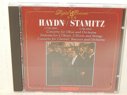 Haydn / Stamitz Cd Concierto Para Oboe Y Orchestra* Bélgi