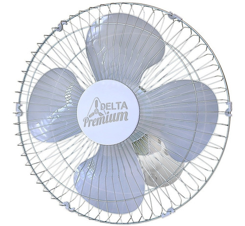 Ventilador Parede Venti-delta Biturbo 50cm - Grade Cromo