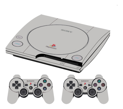 Ps One Skin Para Ps3 Slim 