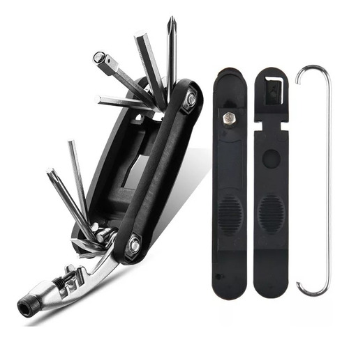 Imagen 2 de 10 de Multi Herramienta Kit Llave Portatil Para Bicicleta Rockbros