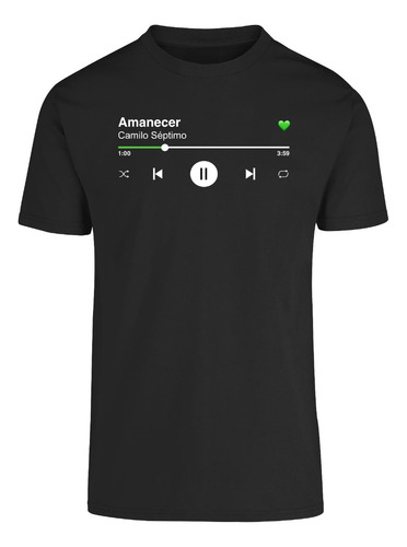 Playera Musical Camilo Séptimo | Amanecer
